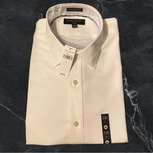 Men’s WHITE Banana Republic Non-Iron Standard Fit Button Down